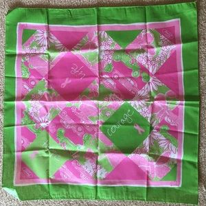 Lilly Pulitzer Breast Cancer Scarf